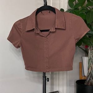 Unknown Brand, Small, Brown Shirt